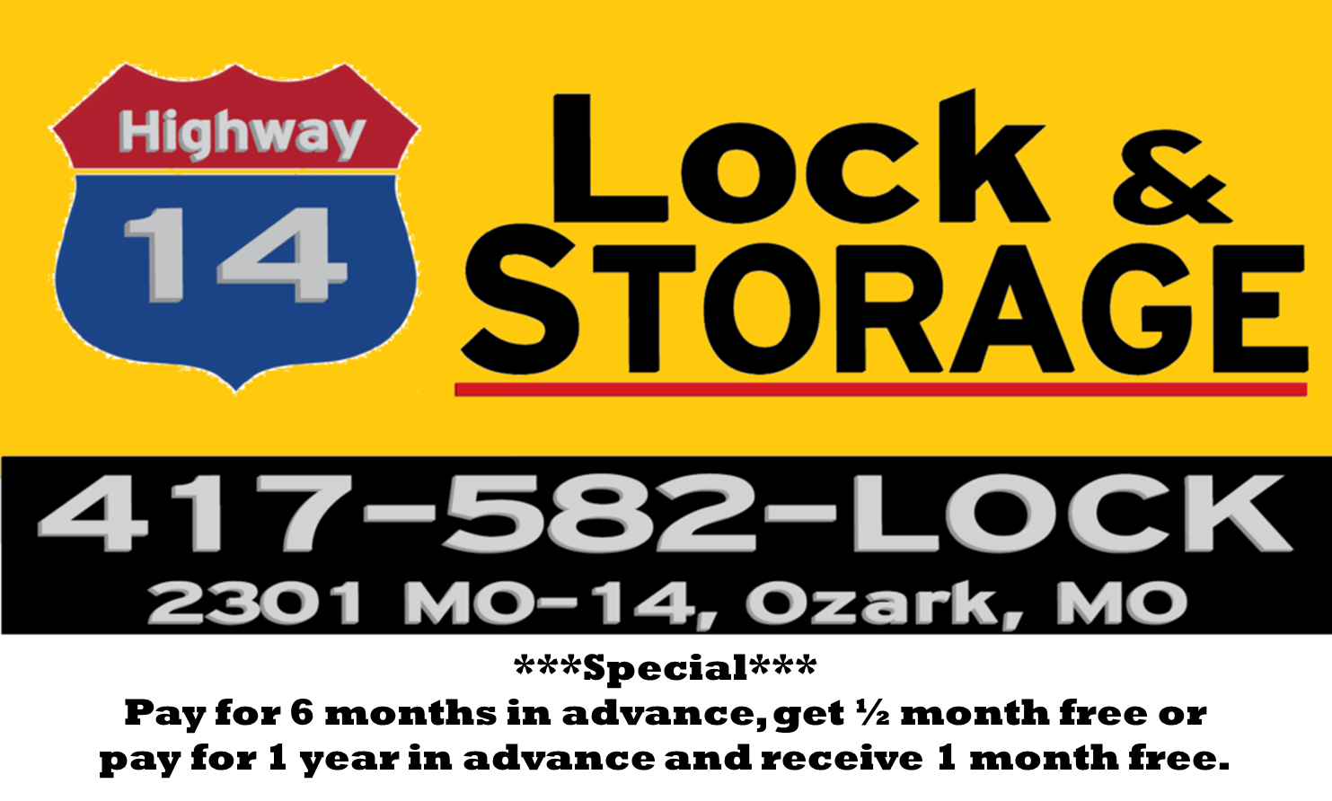 Highway 14 Lock & Storage